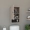 Tuhome St. Angelo Medicine Cabinet, Two Internal Shelves, Single Door, One Shelf, Light Gray GLZ7121 - alternate 1